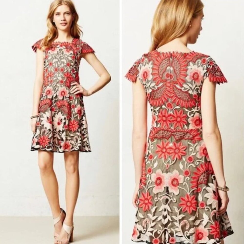 Yoana Baraschi Crisantemo Dress, size 4